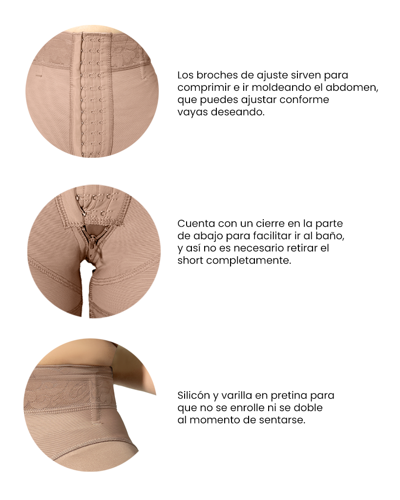 Short reloj de arena Soft