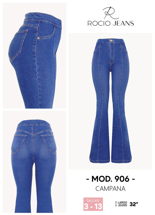 Jeans acampanados Rocio